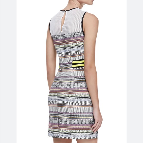 Rebecca Minkoff Frida Net-Top Patterned Dress - Picture 4 of 4